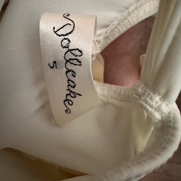 Dollcake white kids dress #A42 - Picture 3 of 3